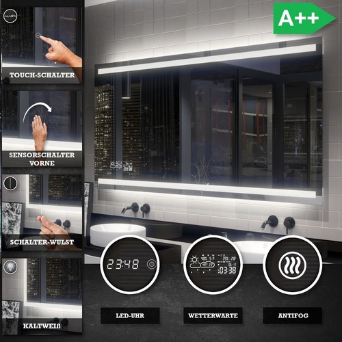 Denver badspiegel mit led - mit,
