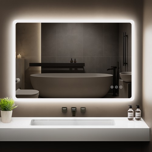 Led badezimmerspiegel mit - badezimmerspiegel,