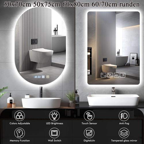 Badspiegel mit led beleuchtung - mit,