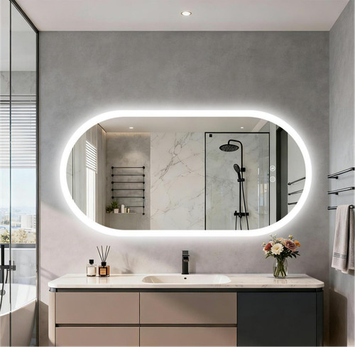 Led badspiegel mit - led, beleuchtung
