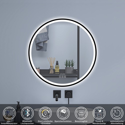 Led badspiegel rund - led,