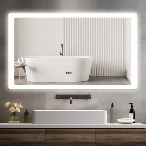 100x60cm badspiegel mit - 100x60cm, led