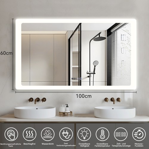 Puluomis badspiegel mit led - puluomis,