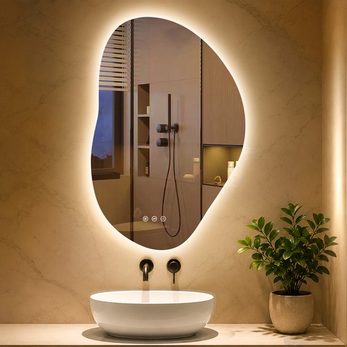 Led bad spiegel mit - led,