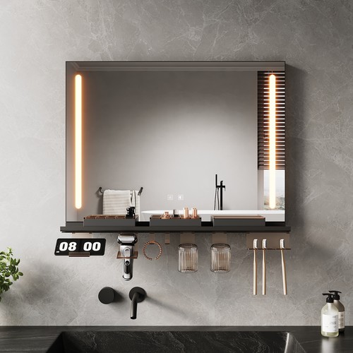 Badspiegel mit led beleuchtung - badspiegel,