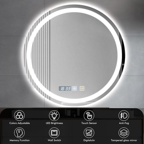 Badspiegel mit led beleuchtung - mit,