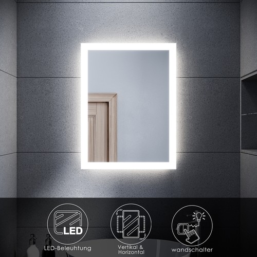 Badspiegel mit led beleuchtung - badspiegel,