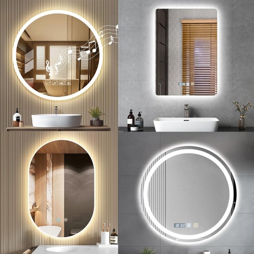 Led badspiegel 80cm mit - led,