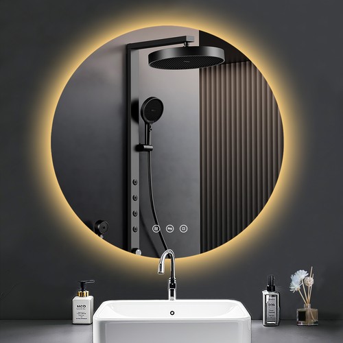 60cm led bad - bad, spiegel