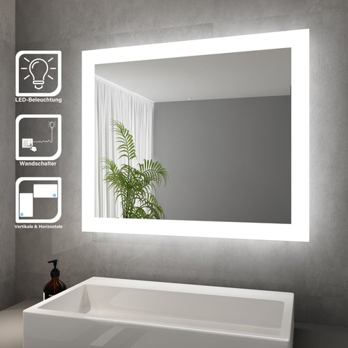 Sonni badspiegel mit led - badspiegel,