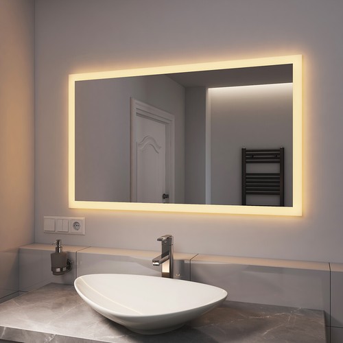 Badspiegel mit led - badspiegel,