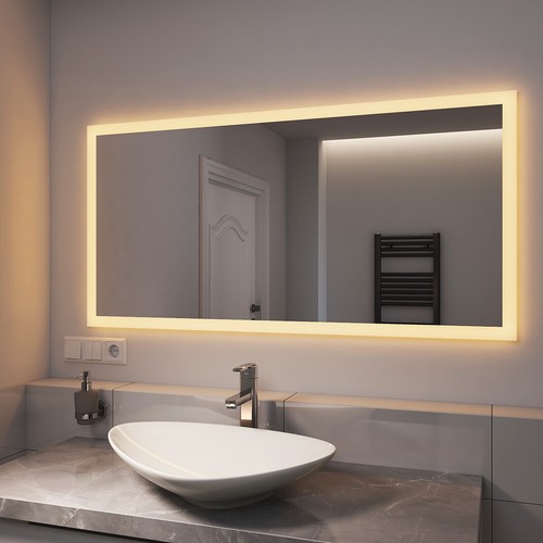 Led badspiegel 120x60cm - led,