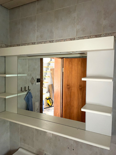 Badezimmer spiegel mit regalen - badezimmer-spiegel,